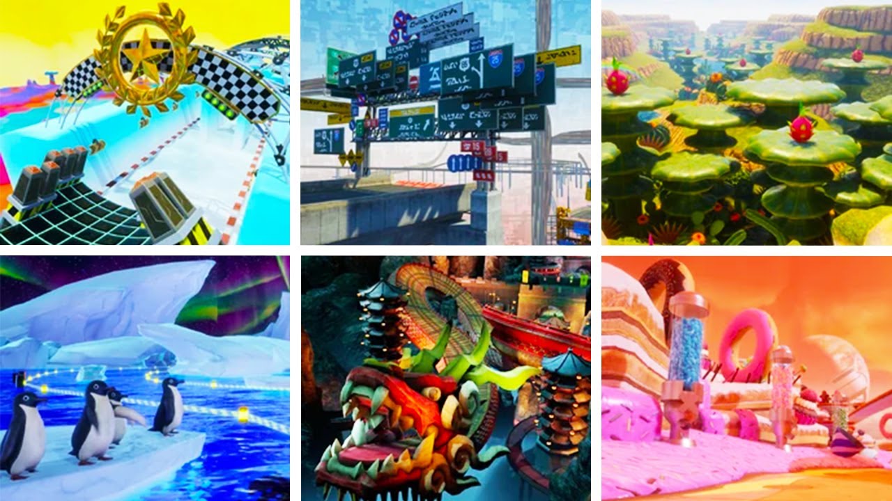 Sonic Racing CrossWorlds - All CrossWorlds