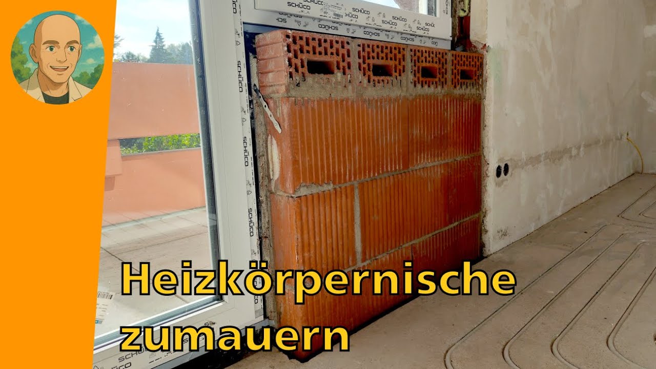 Heizkörpernische zumauern