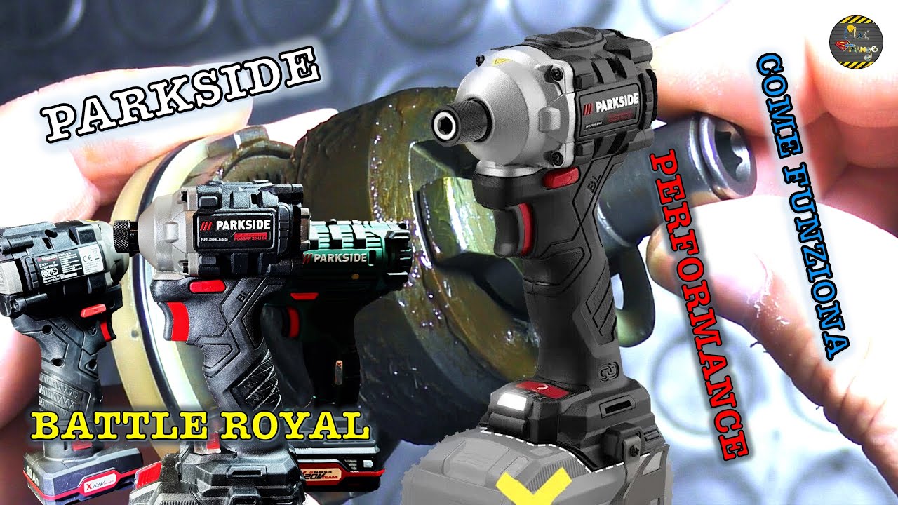 PARKSIDE avvitatore a IMPULSI PERFORMANCE BRUSHLESS come funziona test smontaggio manutenzione Lidl
