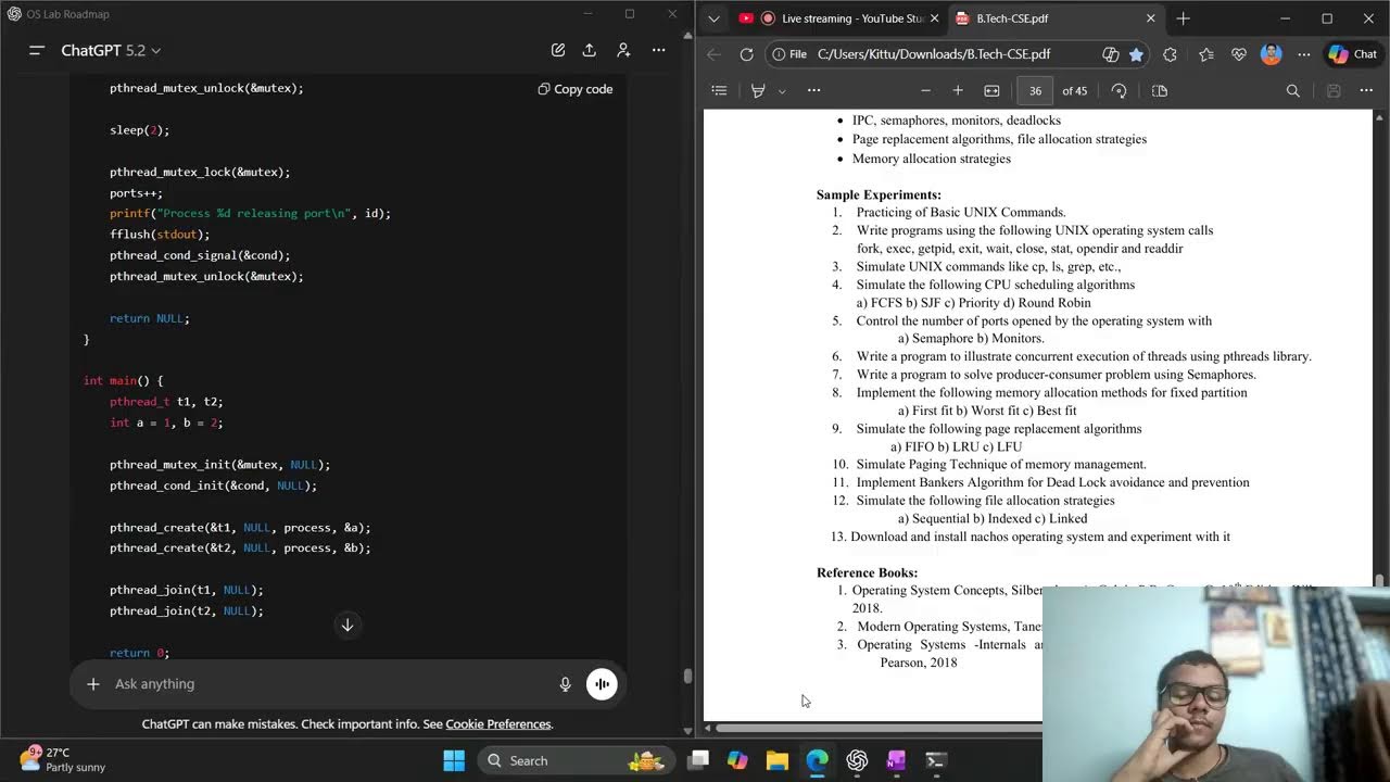 day 6 part 2 of coding OS