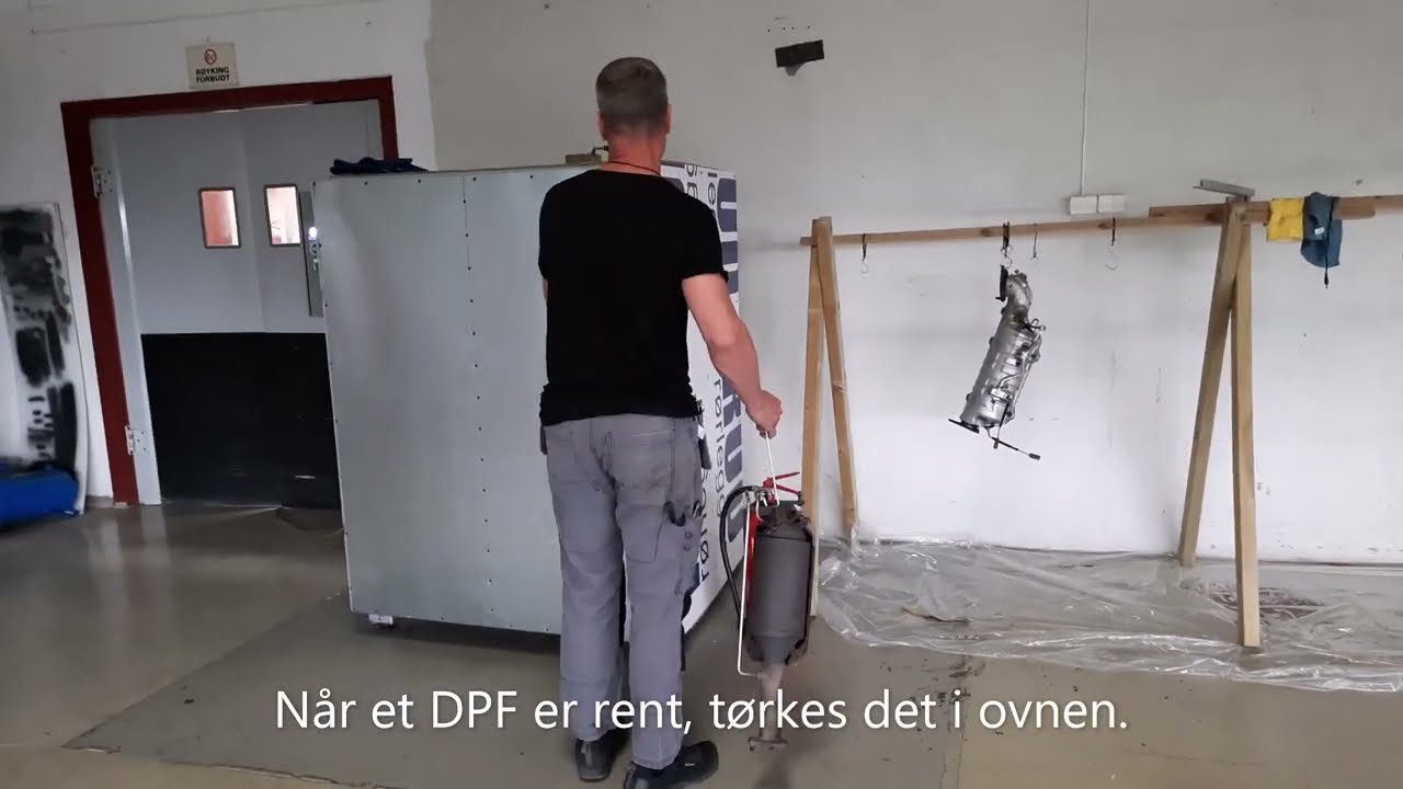Rens av Dieselpartikkelfilter DPF