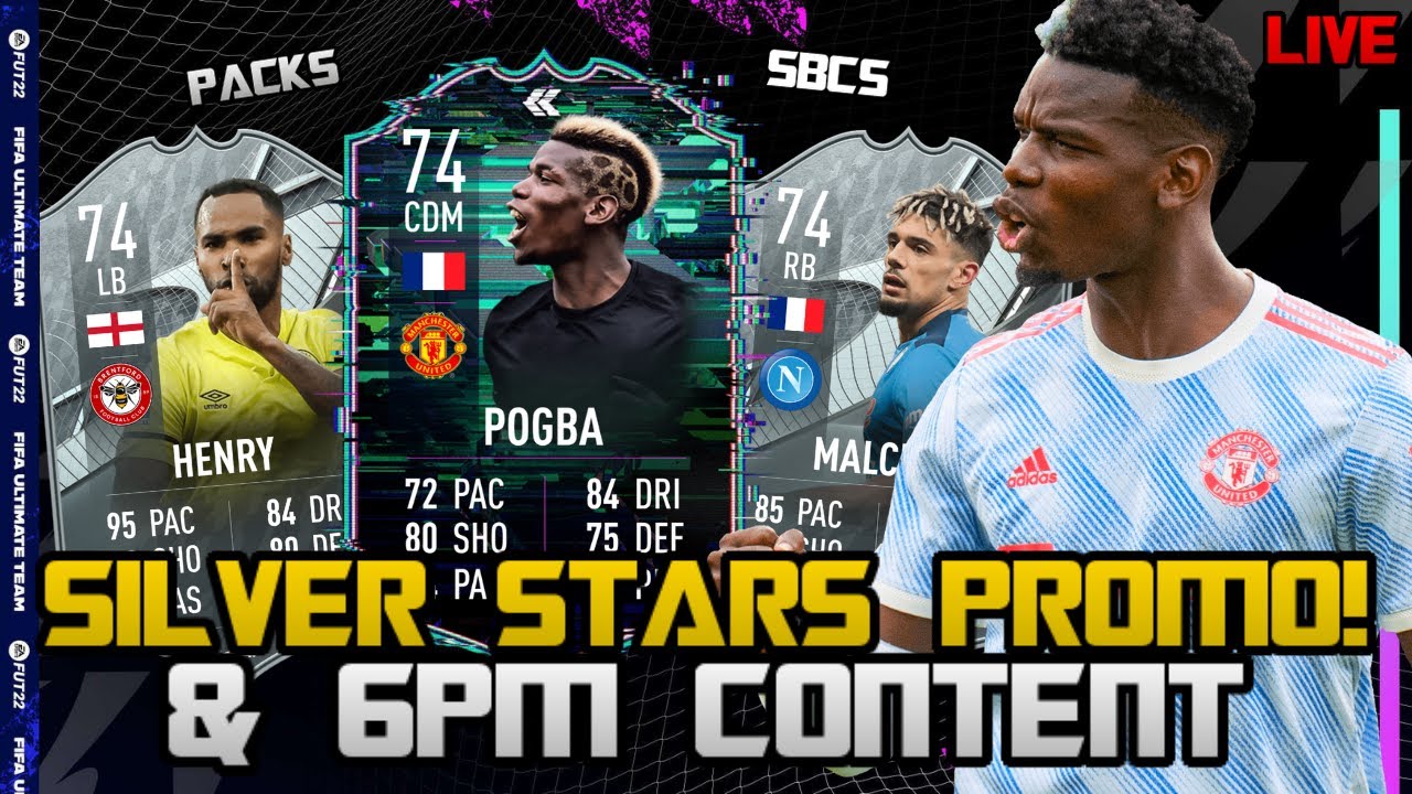 FIFA 22 LIVE SILVER STARS PROMO! NEW PLAYERS SBCS, PACKS & 6PM CONTENT LIVE! FIFA 22 ULTIMATE TEAM!