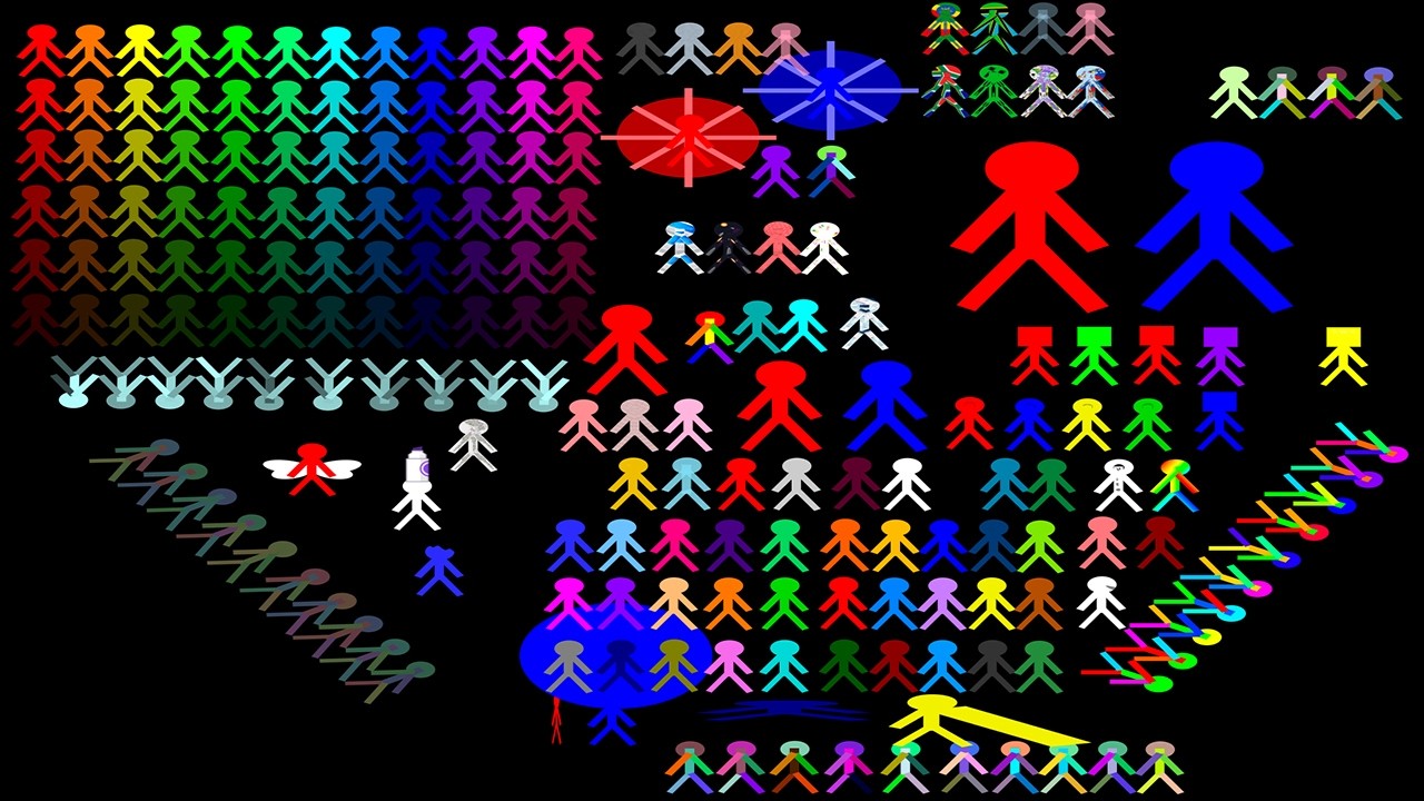 The Stick Man RTTB Run Race ASRM In Algodoo Day 19