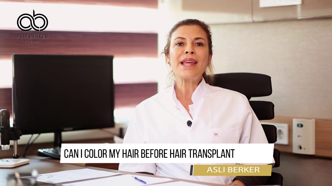Can I Color My Hair before Hair Transplant