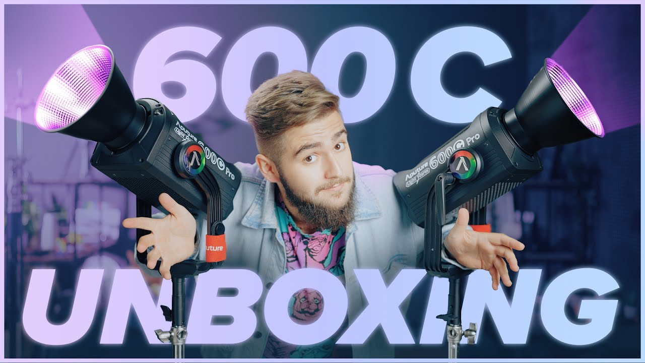 Aputure 600c Pro - Unboxing и Първи Впечатления!