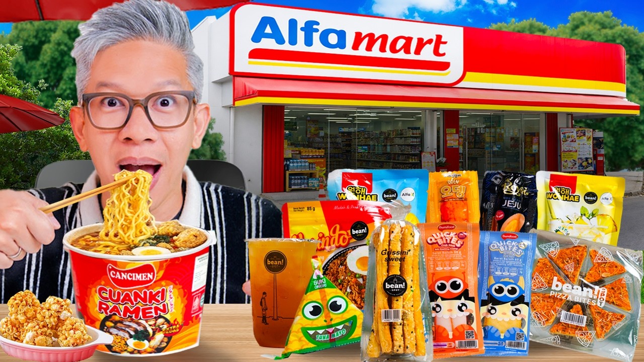 BUKA PUASA MAKANAN ALFAMART SAJA!!