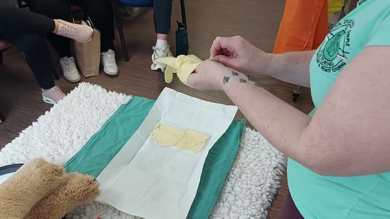 Open gloving - Veterinary/Veterinary Nursing - OSCE Prep