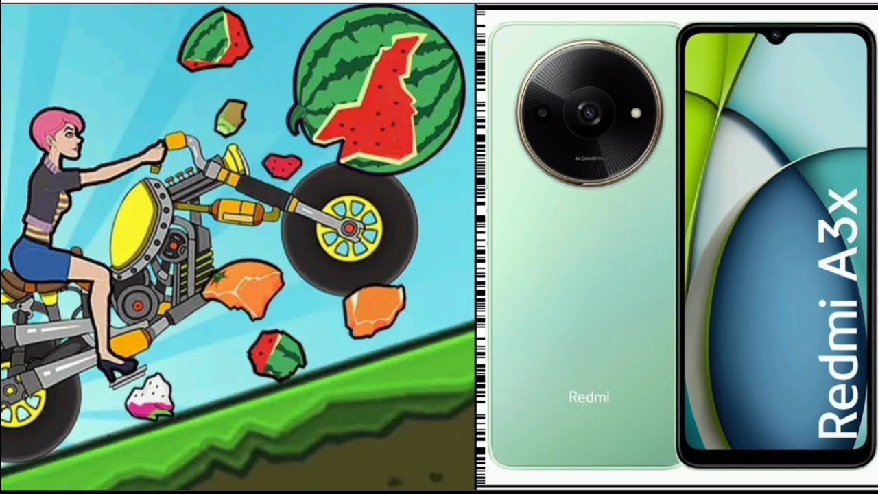 Hill racing game in Redmi a3x #longvideo 