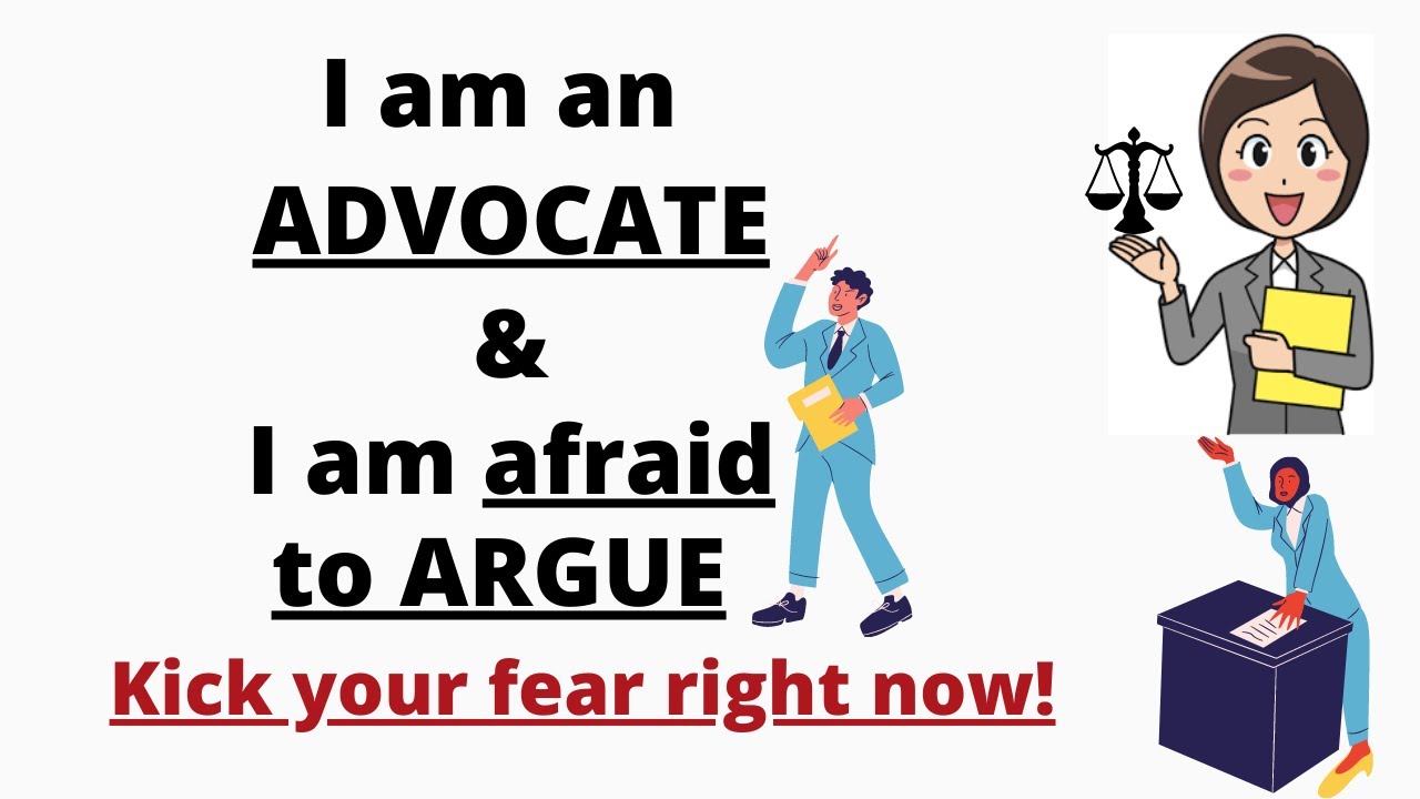 I am an Advocate and afraid of arguing/ How to argue effectively as Advocate/ Free Speaking Lessons