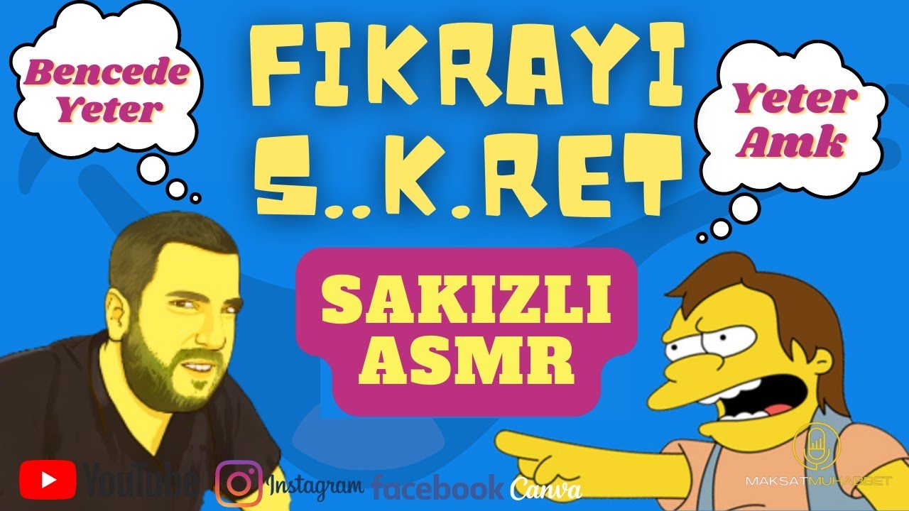 TÜRKÇE ASMR | SAKIZLI | FIKRADAN GİRDİK NERDEN ÇIKTIK BELLİ DEĞİL😉 #asmr #türkçeasmr #fısıltı #fıkra