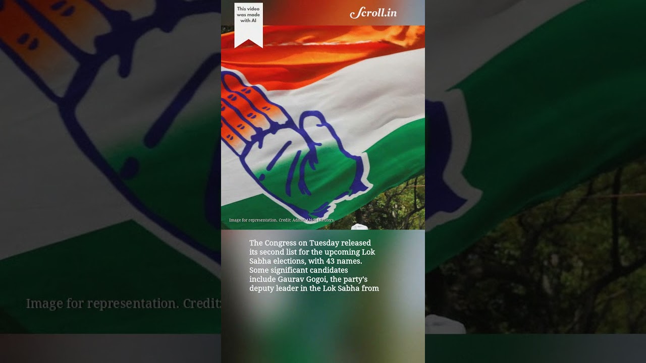 Lok Sabha polls: Congress releases second list of 43 candidates
