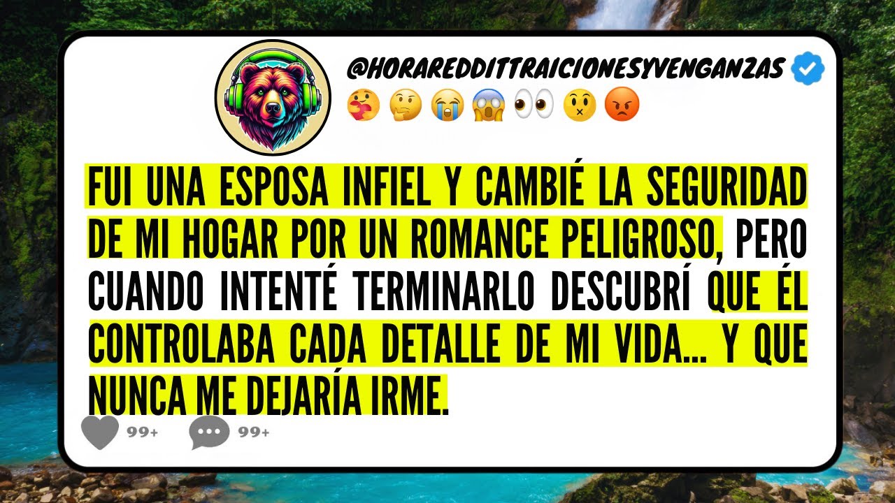 Fui una ESPOSA INFIEL y CAMBIÉ la seguridad de mi hogar por un ROMANCE PELIGROSO, pero cuando...