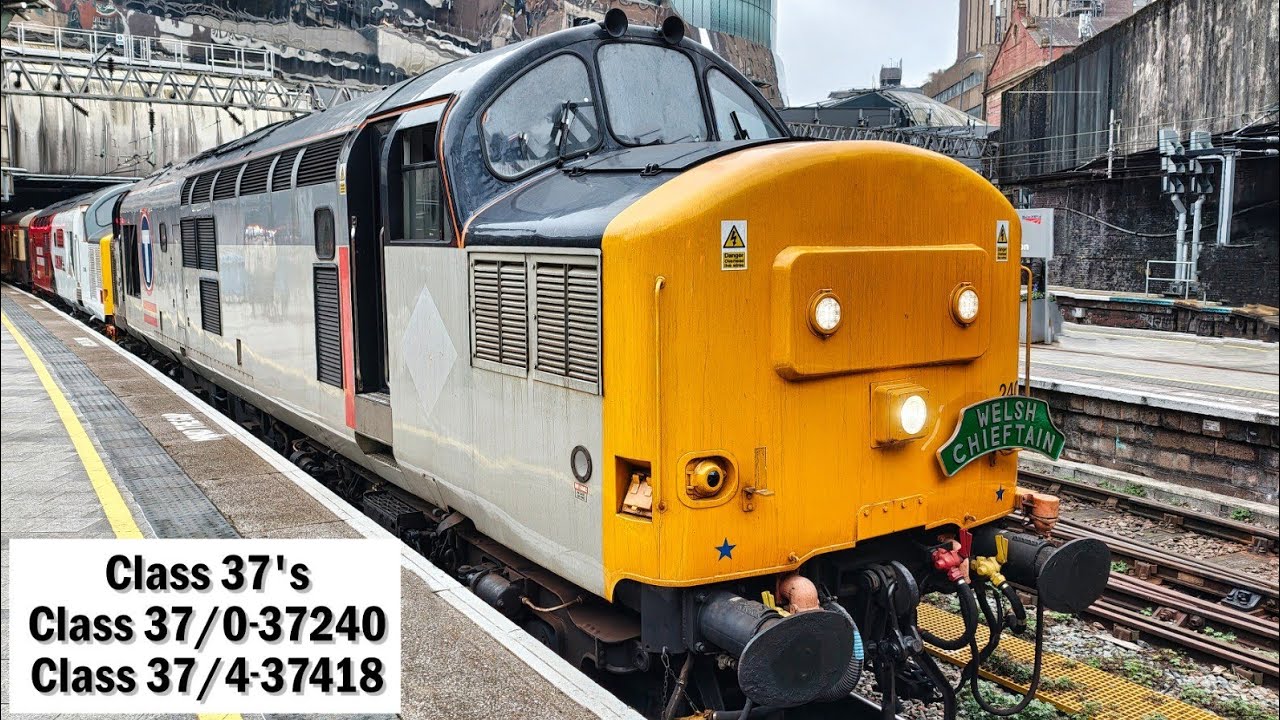 Class 37's On The Welsh Chieftain with 'Vintage Trains' 