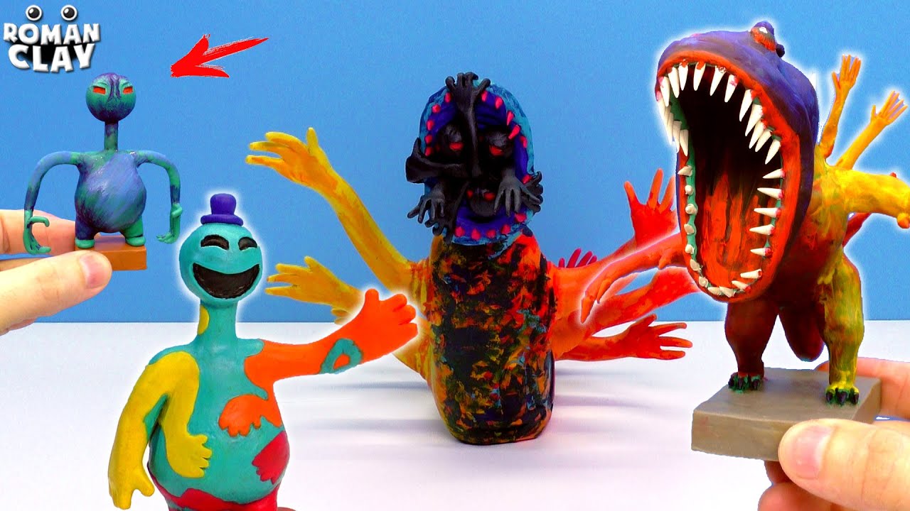 Poppy Playtime Chapter 4 - Cursed DOEY THE DOUGHMAN Evolution with Clay