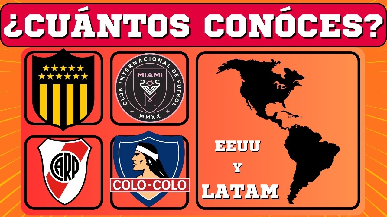 ¿Cuántos escudos  de LATAM y EEUU conoces?