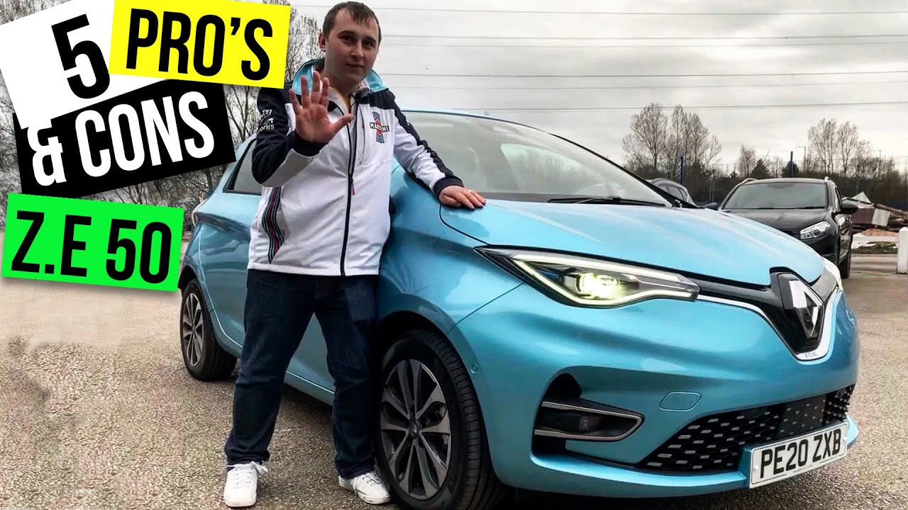 5 плюсов и 5 минусов Renault Zoe ZE50 2020 года