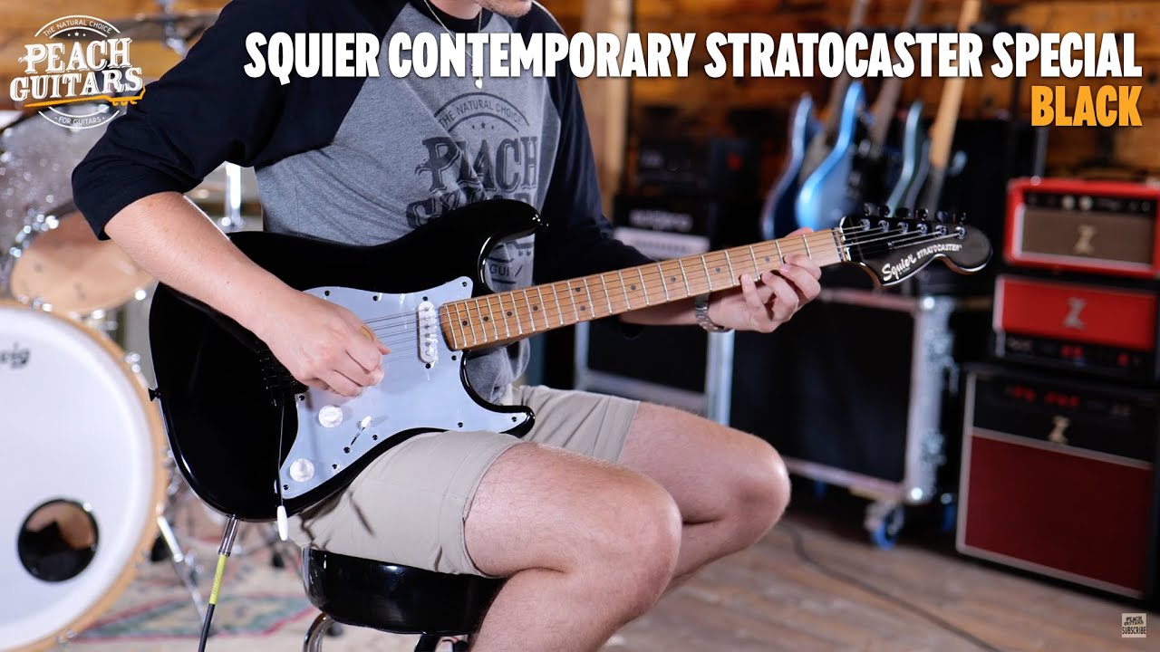 No Talking...Just Tones | Squier Contemporary Stratocaster Special | Roasted Maple - Black