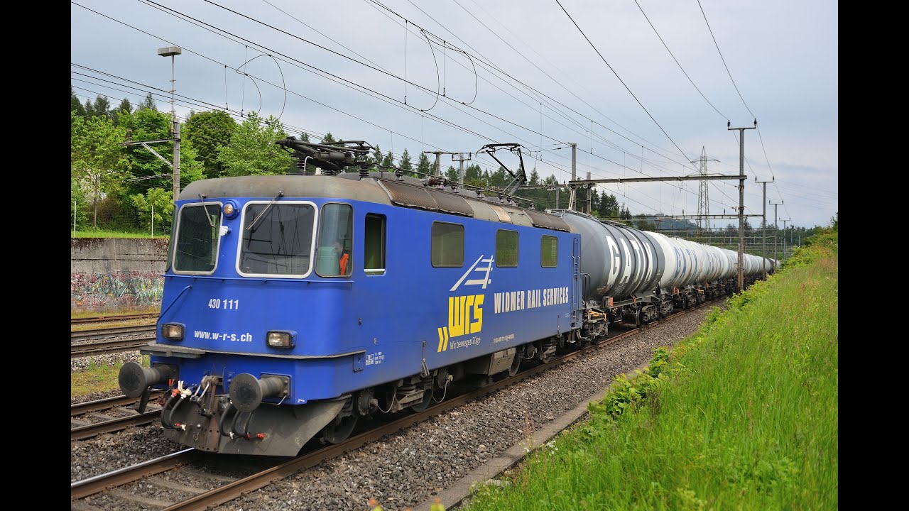 Bahnverkehr Othmarsingen 16.5.2023: WRS Re430 mit GATX Wagen, TX Logistik, SBB Re 6/6 Zollikofen,