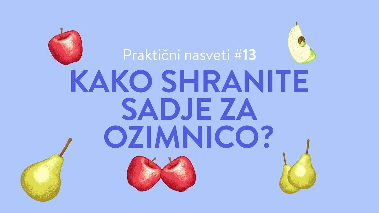Sadje za ozimnico - nasveti