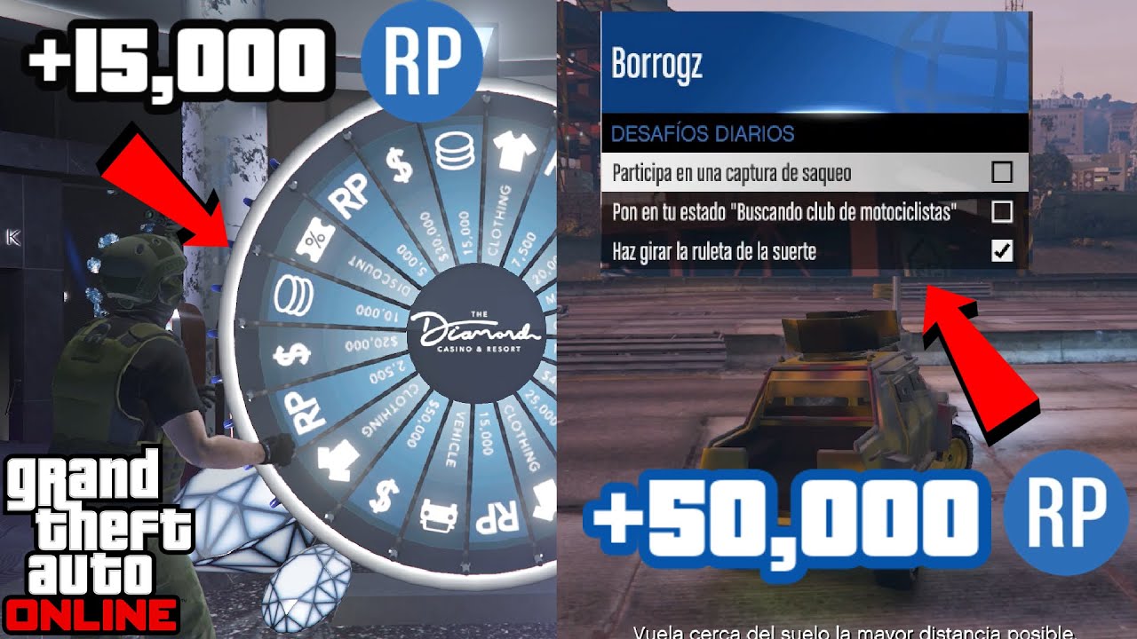 Formas de GANAR RP (Subir de nivel) F&Aacute;CIL Y RAPIDO en GTA Online!