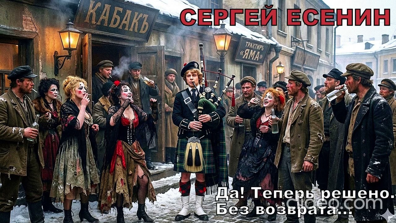 Есенин в КИЛТЕ и с ВОЛЫНКОЙ — САМЫЙ ДЕРЗКИЙ кавер  |  ДА! Теперь РЕШЕНО.  Без возврата (ver. 2)
