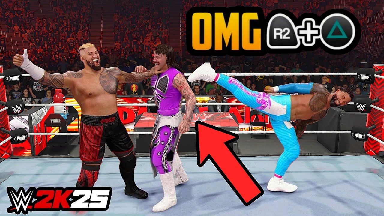 ЛУЧШИЕ комбинации финишеров в WWE 2K25 !!! (Чистый хаос)