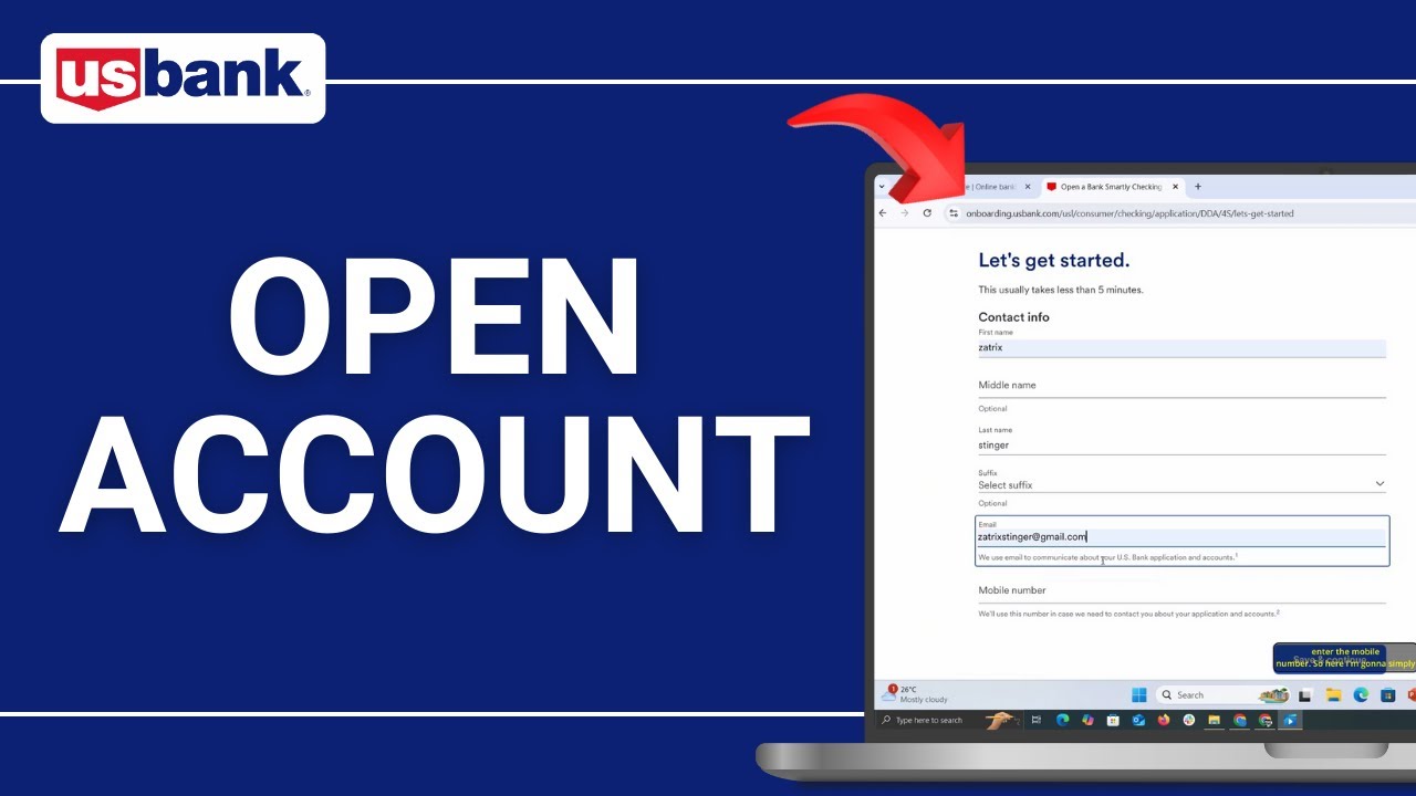 How to Open a U.S. Bank Account Online
