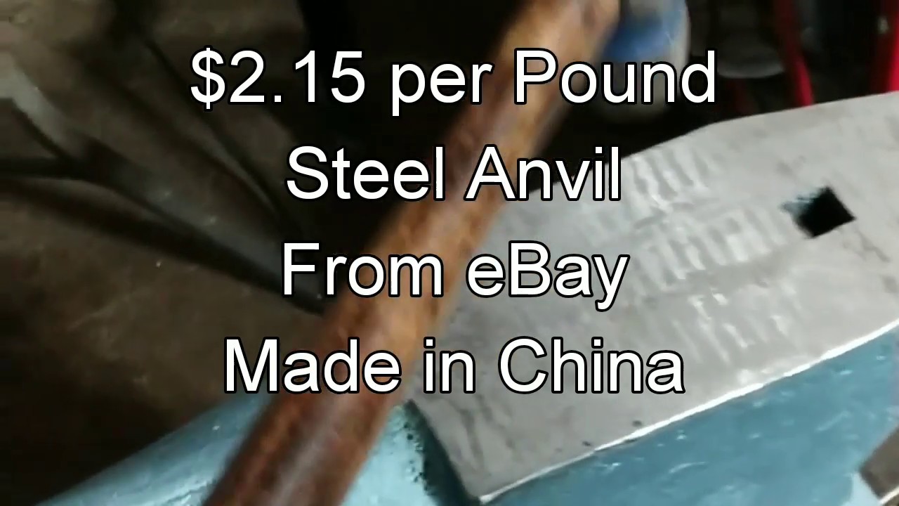 $2.15 per Pound  66 lb Steel Anvil From eBay 