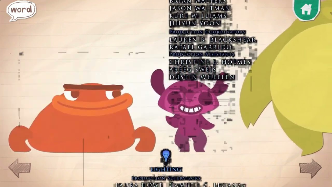 Rise of the Guardians Endless Alphabet End Credits (2012-2013)