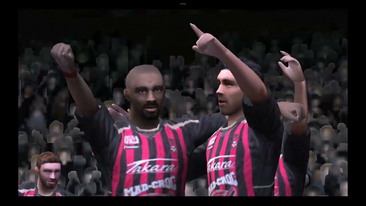 Fifa rétro PSP Janvier 2011 lorsque Nice jouait son dernier derby de la Côte d'Azur au stade du Rey