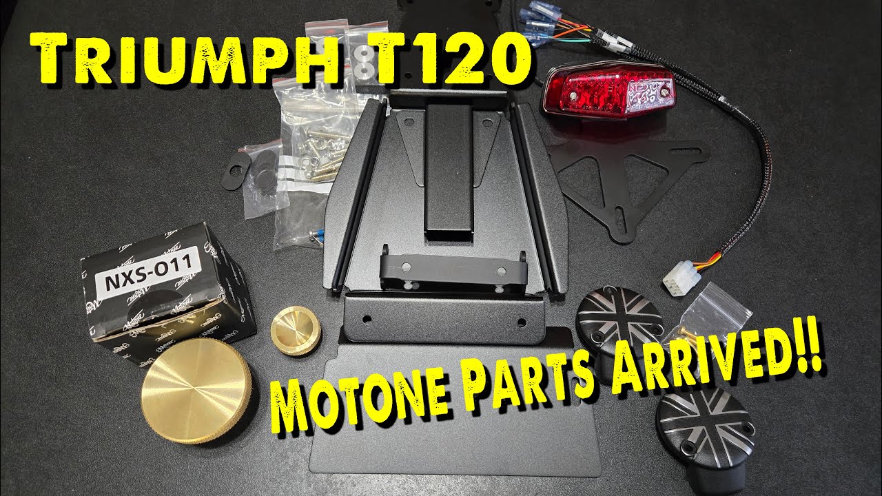 Запчасти для мотоцикла Triumph T120 Motone поступили в продажу | Запланированы зимние проекты.