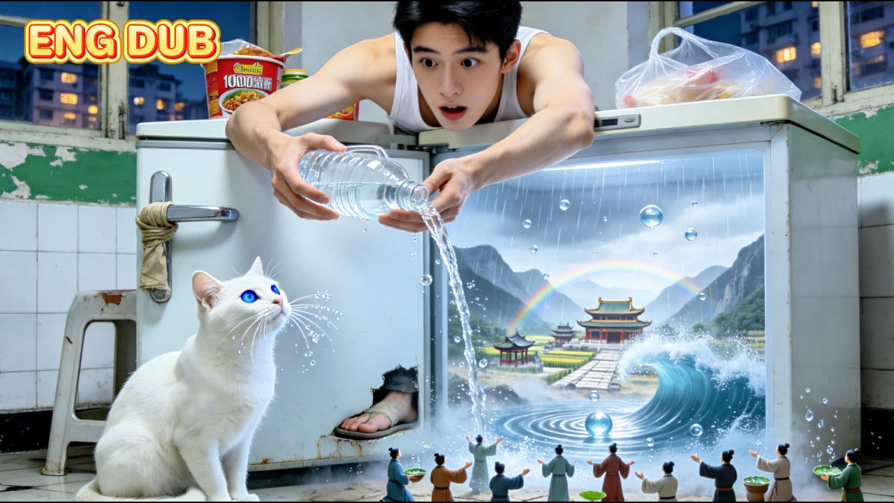 【ENG DUB】🔥Poor Guy Finds Lilliputian World &mdash;One Splash, Torrential Rain, and He Becomes a God