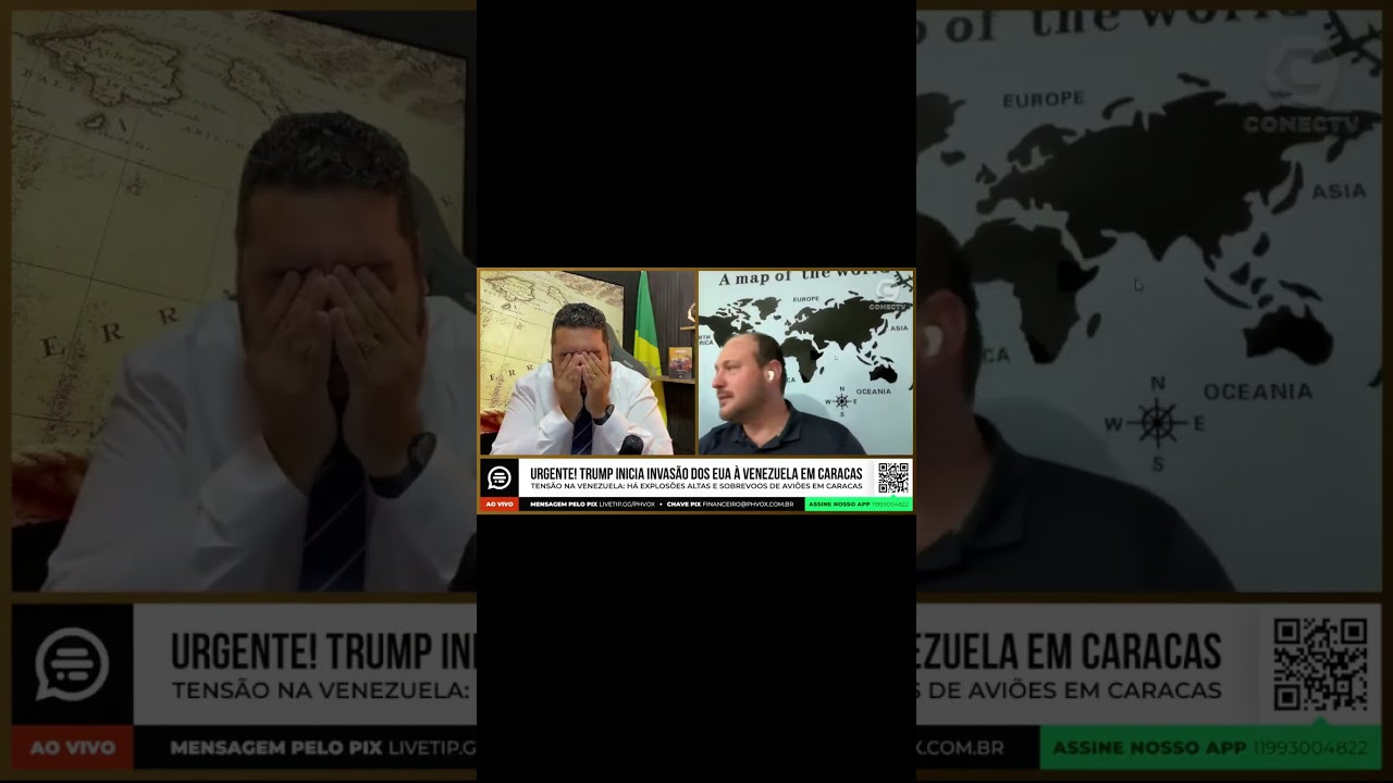 REA&Ccedil;&Atilde;O do IVAN KLEBER ao LER a NOT&Iacute;CIA da PRIS&Atilde;O do MADURO!