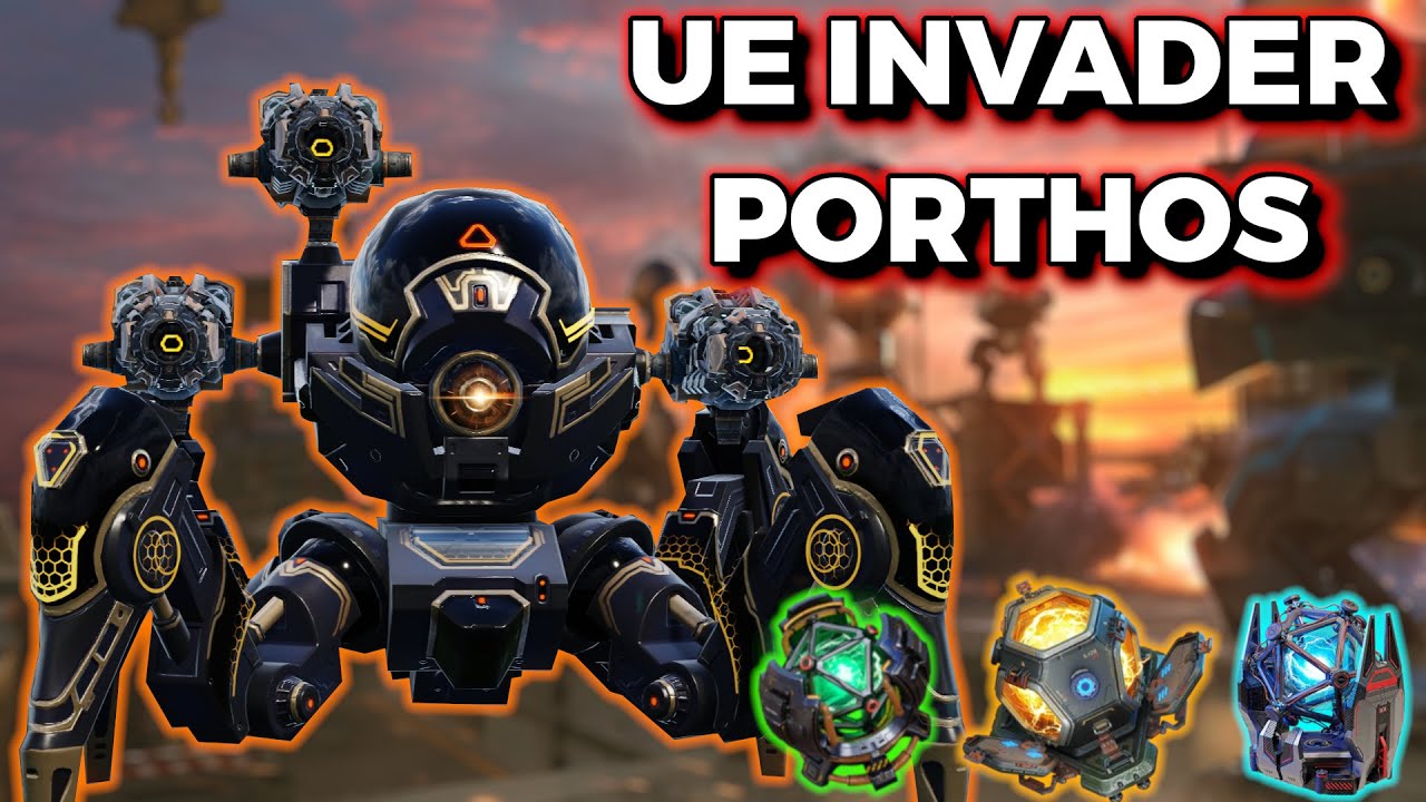 WR - UE Invader Becomes The Ultimate Healing Tank With Porthos | War Robots