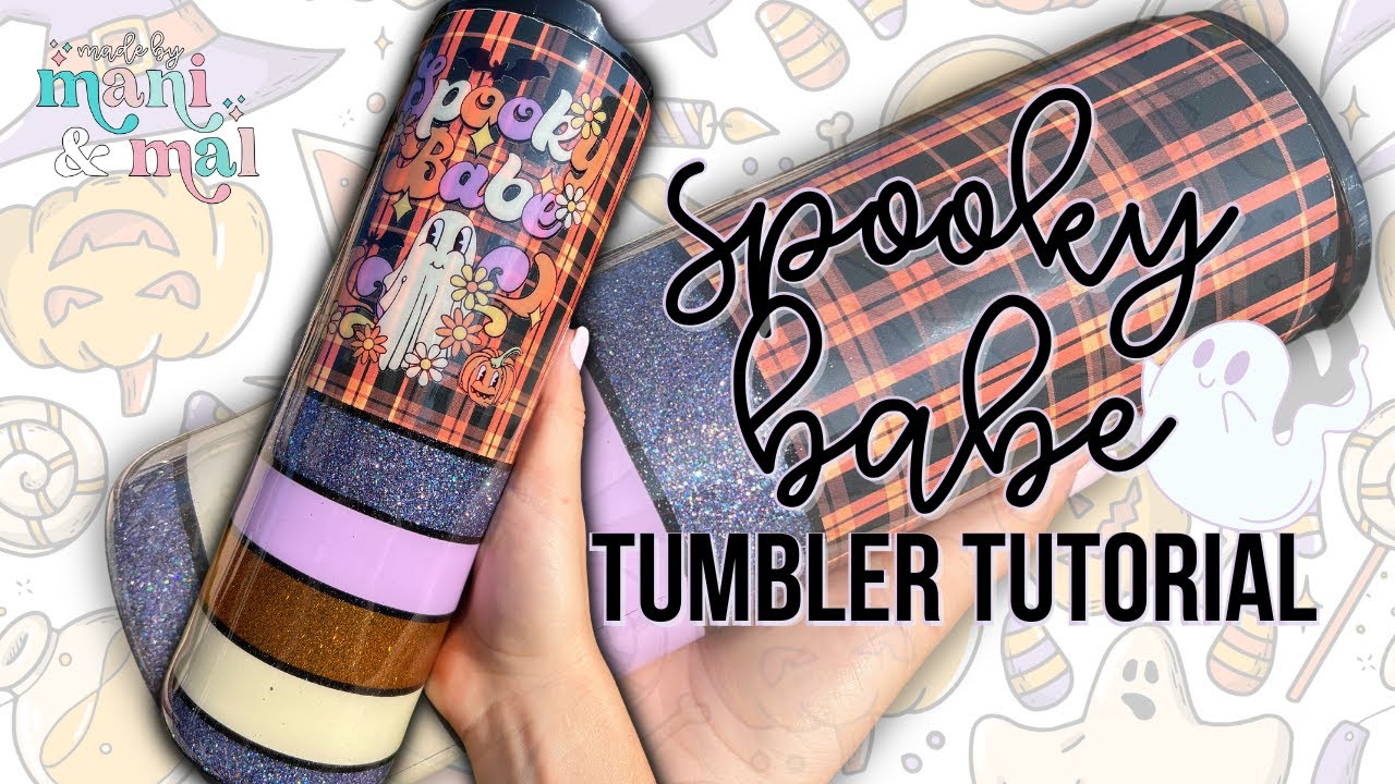 Vinyl Wrap Halloween Tumbler Tutorial