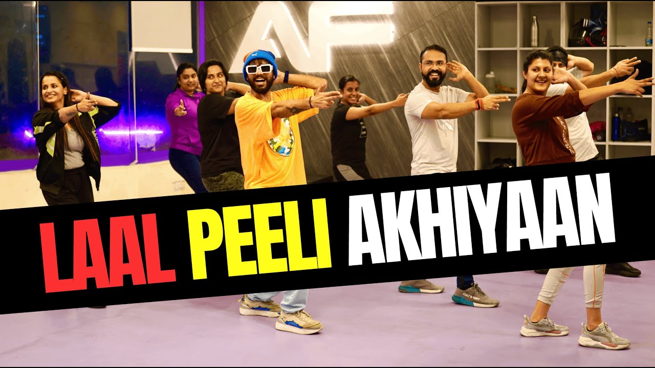 Laal Peeli Akhiyaan | Teri Baaton Mein Aisa Uljha Jiya | Bollywood Dance | FITNESS DANCE With RAHUL