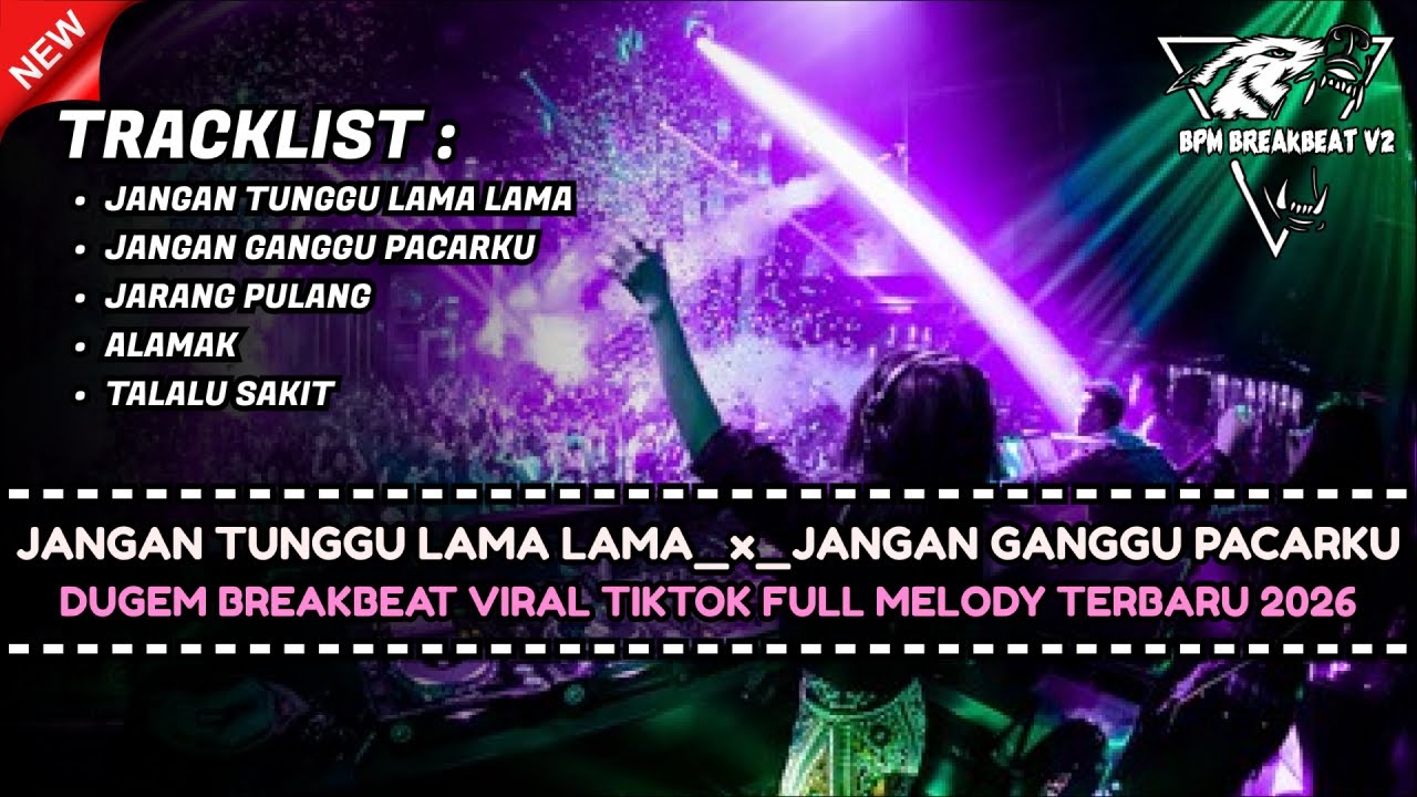 DJ JANGAN TUNGGU LAMA LAMA BREAKBEAT VIRAL TERBARU 2026 FULL MELODY NONSTOP