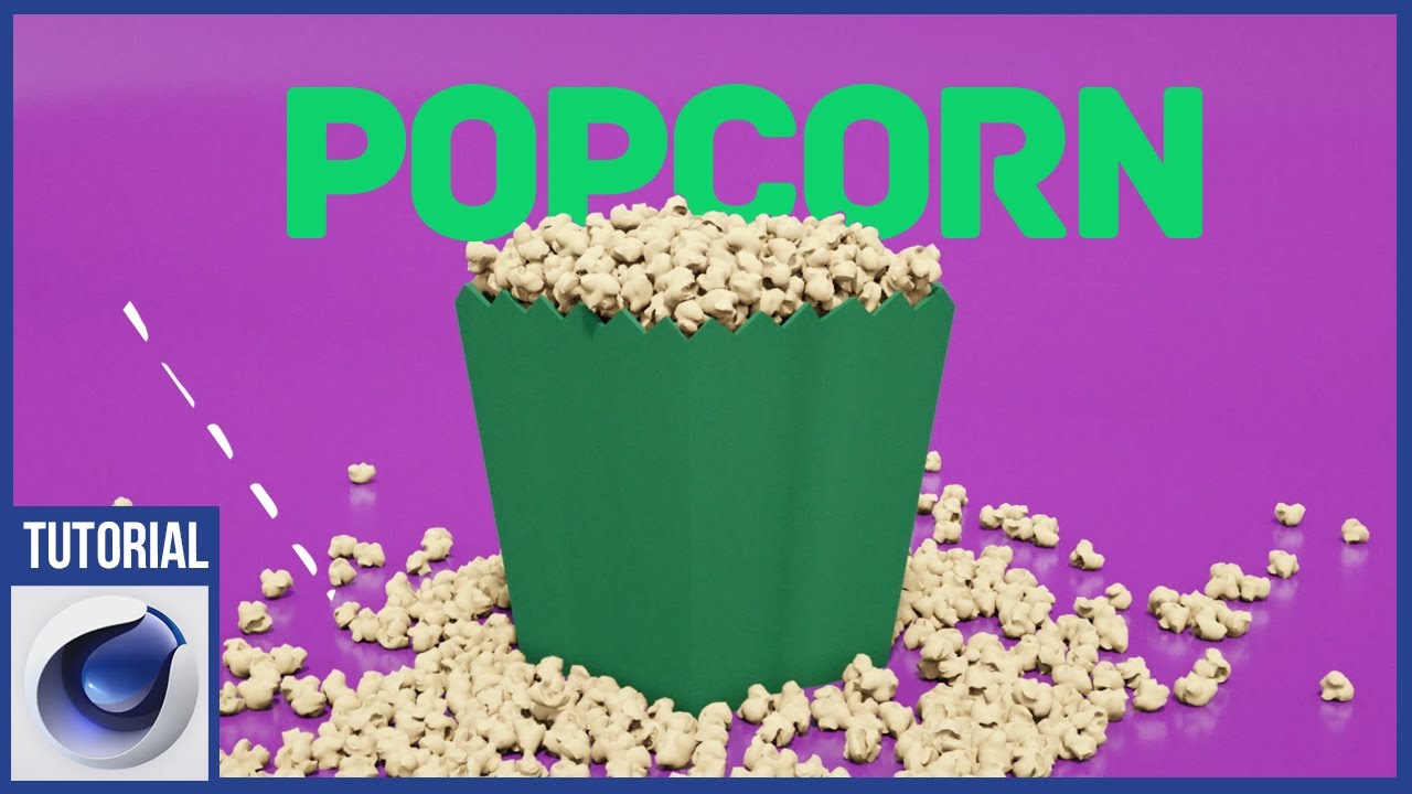Palomitas Animadas en Cinema 4D Tutorial