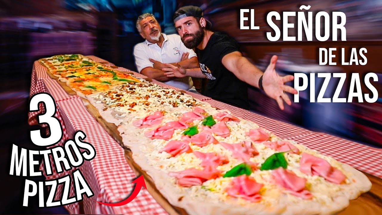 ME ENFRENTO A 3 METROS DE PIZZA DEL SEÑOR DE LAS PIZZAS *el reto más difícil*