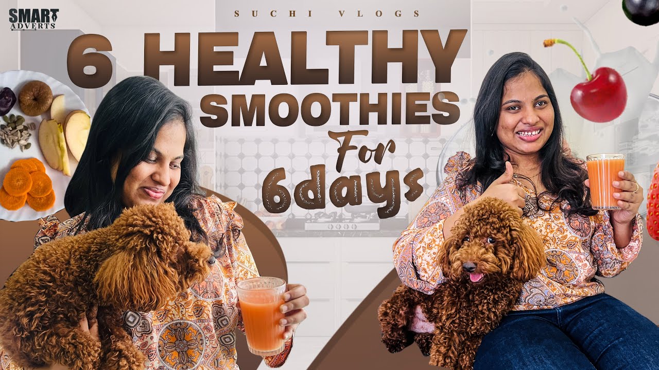 ✨6 days 6 healthy Smoothies for Weightloss||Vineela Diet✨🥑 #viral #healthyeating #ytstudio