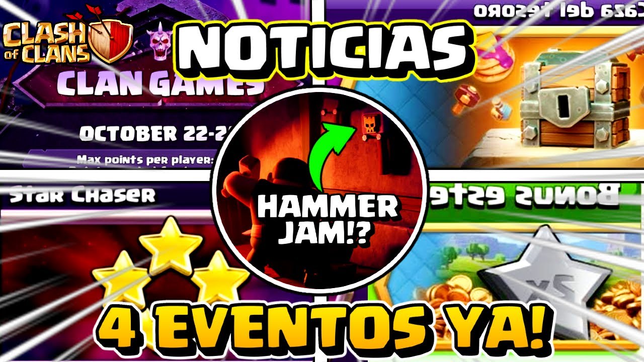 ¡No te pierdas los NUEVOS EVENTOS de Clash of Clans! y NUEVO AVANCE de la MARTILLOMANIA 2025!