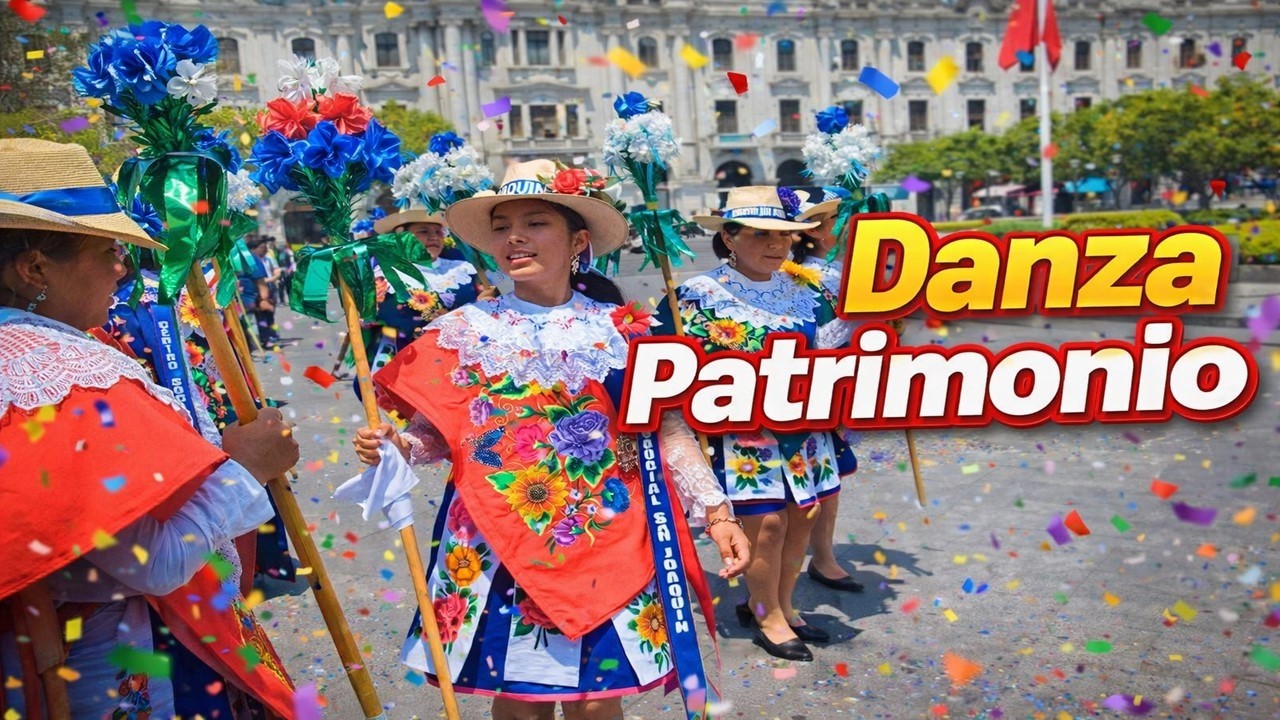 🐑✨ La danza de LAS PASTORAS YAUYINAS conquista Lima 🇵🇪 | Patrimonio de la Nacion en Plaza San Martin