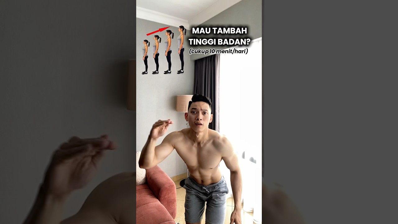 MAU TAMBAH TINGGI? 🫵🏼 #fitness #gym #workout #stretching #tinggibadan