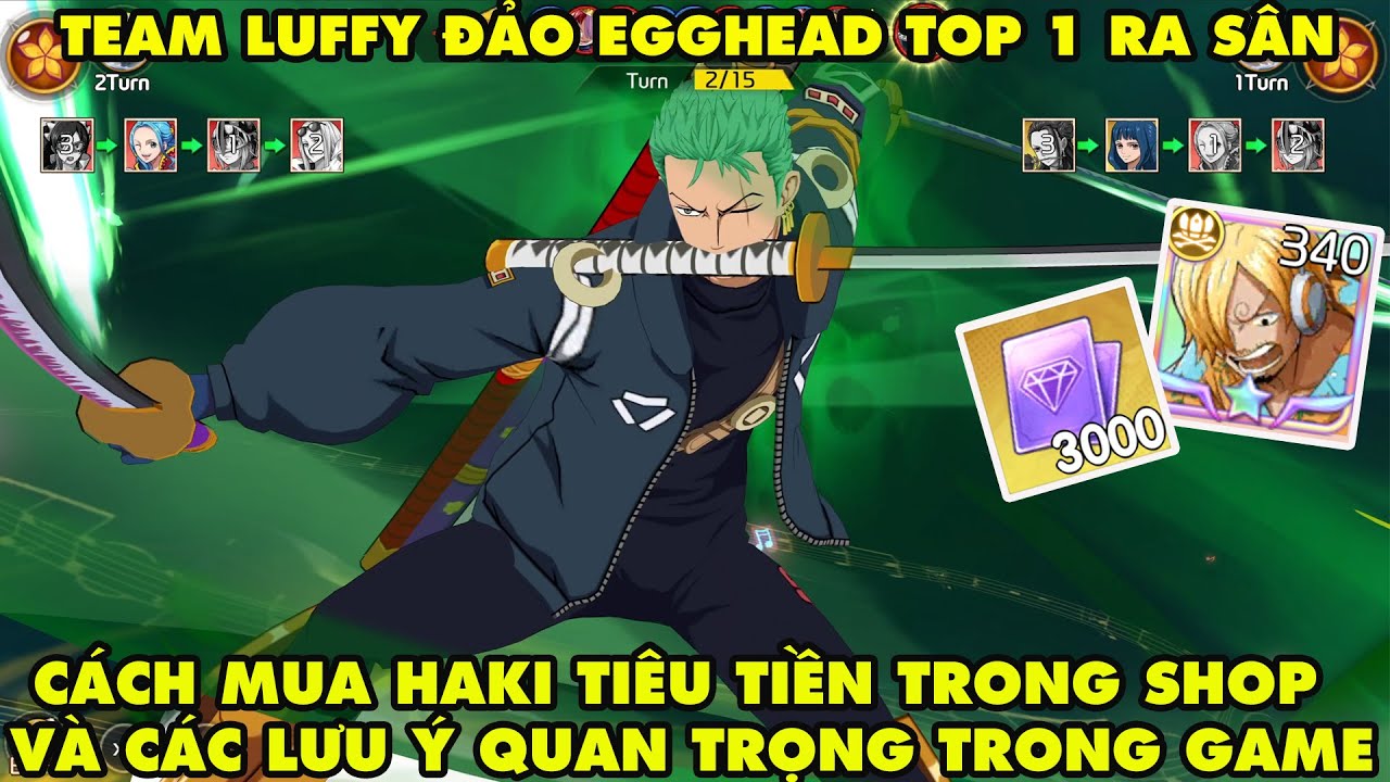 HAKI HUYỀN THOẠI - FULL TEAM TỨ HOÀNG LUFFY ĐẢO EGGHEAD CỦA TOP 1 THẾ GIỚI..CÁCH CHI TIÊU HIỆU QUẢ