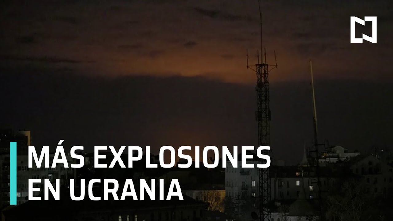 Se registran m&aacute;s explosiones en Ucrania - Las Noticas