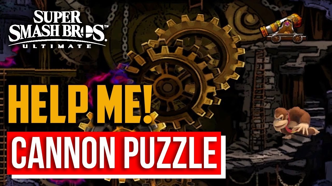 Super Smash Bros Ulimate : How to Beat Cannonball Puzzle in World of Light (Ghosts Castle)