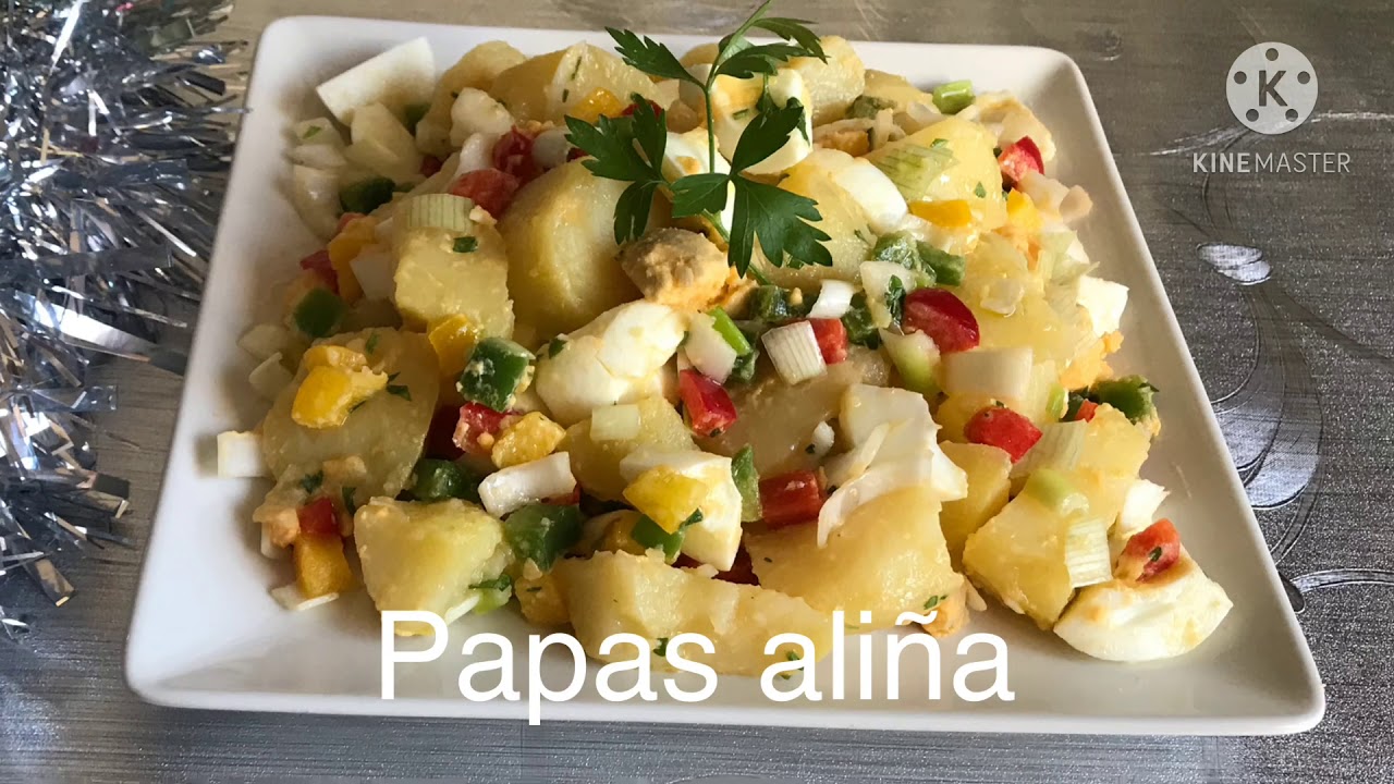 Papas aliña