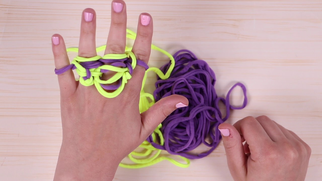 How to Finger Weave a Headband Using Made By Me Weaving Loom Kit