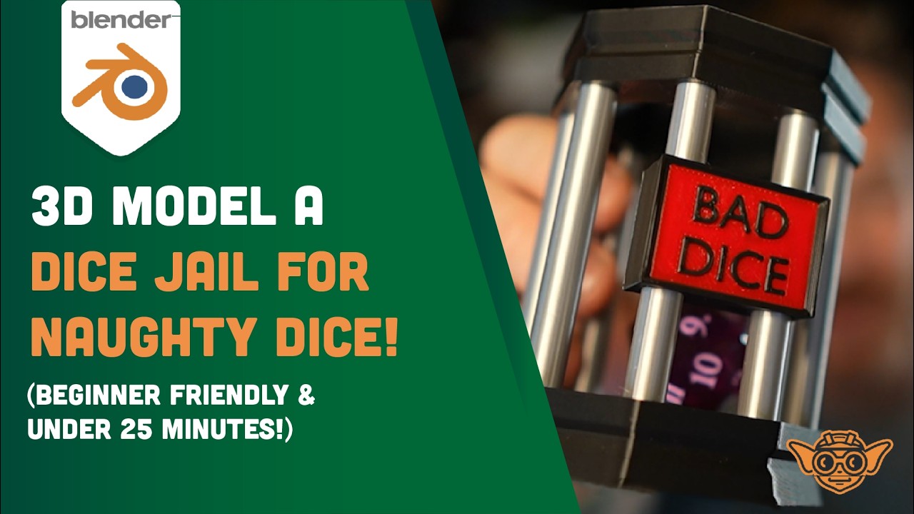 A Simple Dice Jail You Can Print Tonight (Beginner Tutorial)