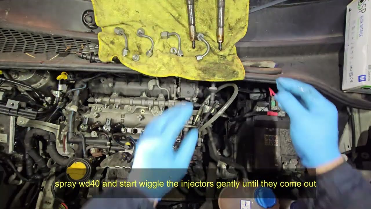 Fiat Vauxhall 1.3 multijet cdti diesel injectors replacement long version